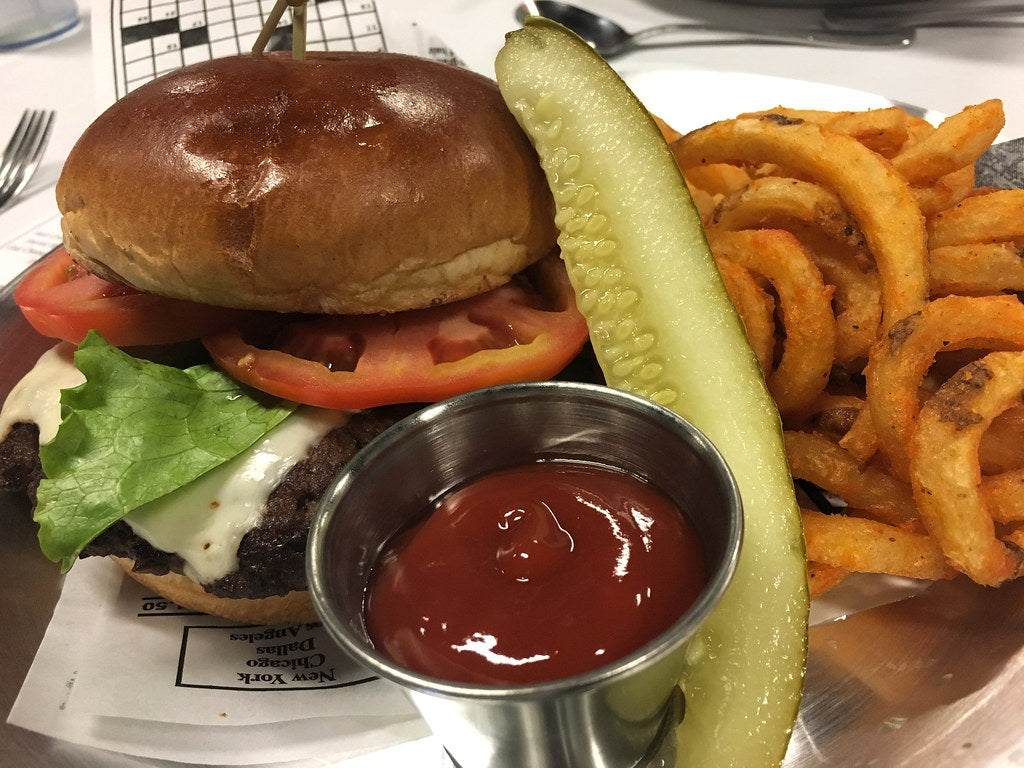 Cast Iron Grass-fed Burgers (pub burger)